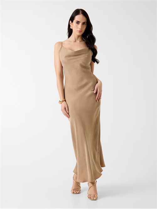 Vestito midi in satin